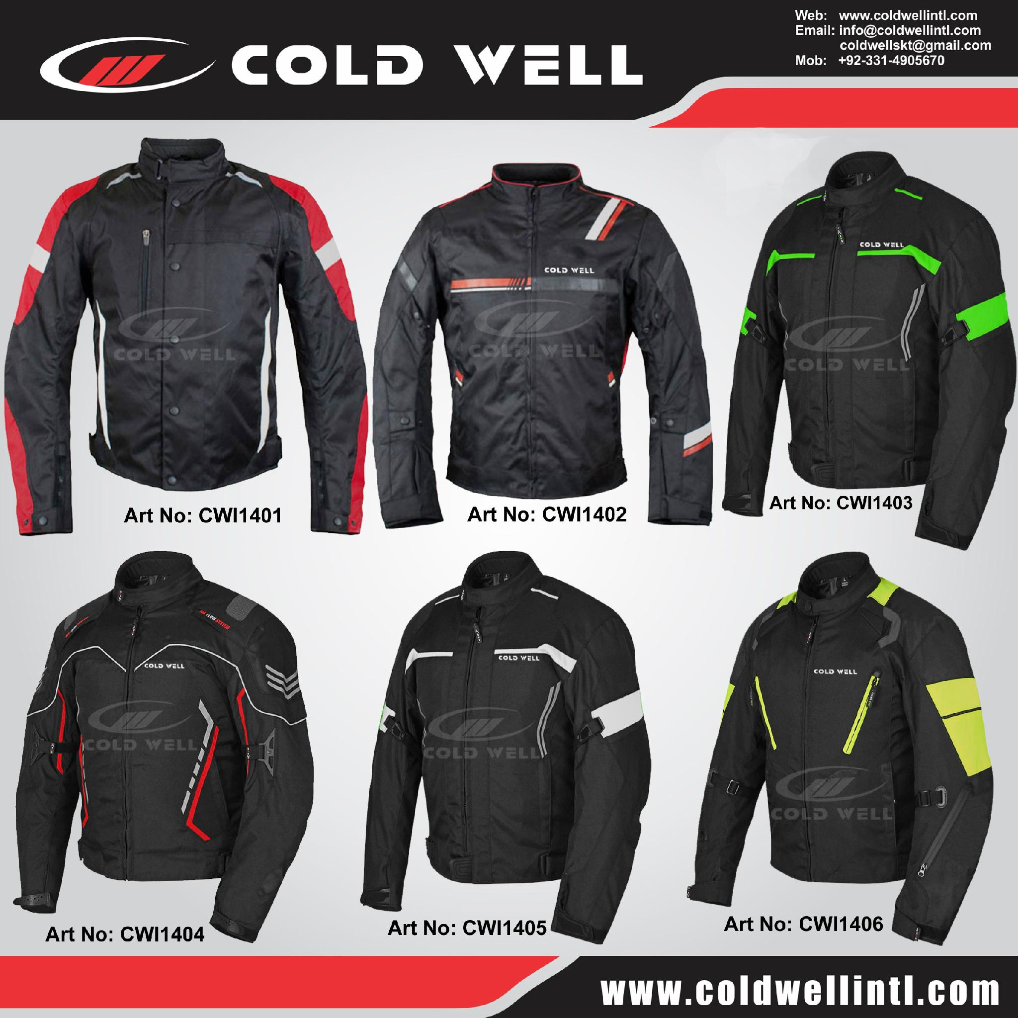 Motorbike Cordura Jacket COLD WELL (Pakistan Manufacturer) Leather