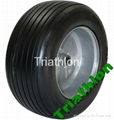 18x8.50-8 flat free tire Polyurethane foam tire golf cart tire PU foam tire 1