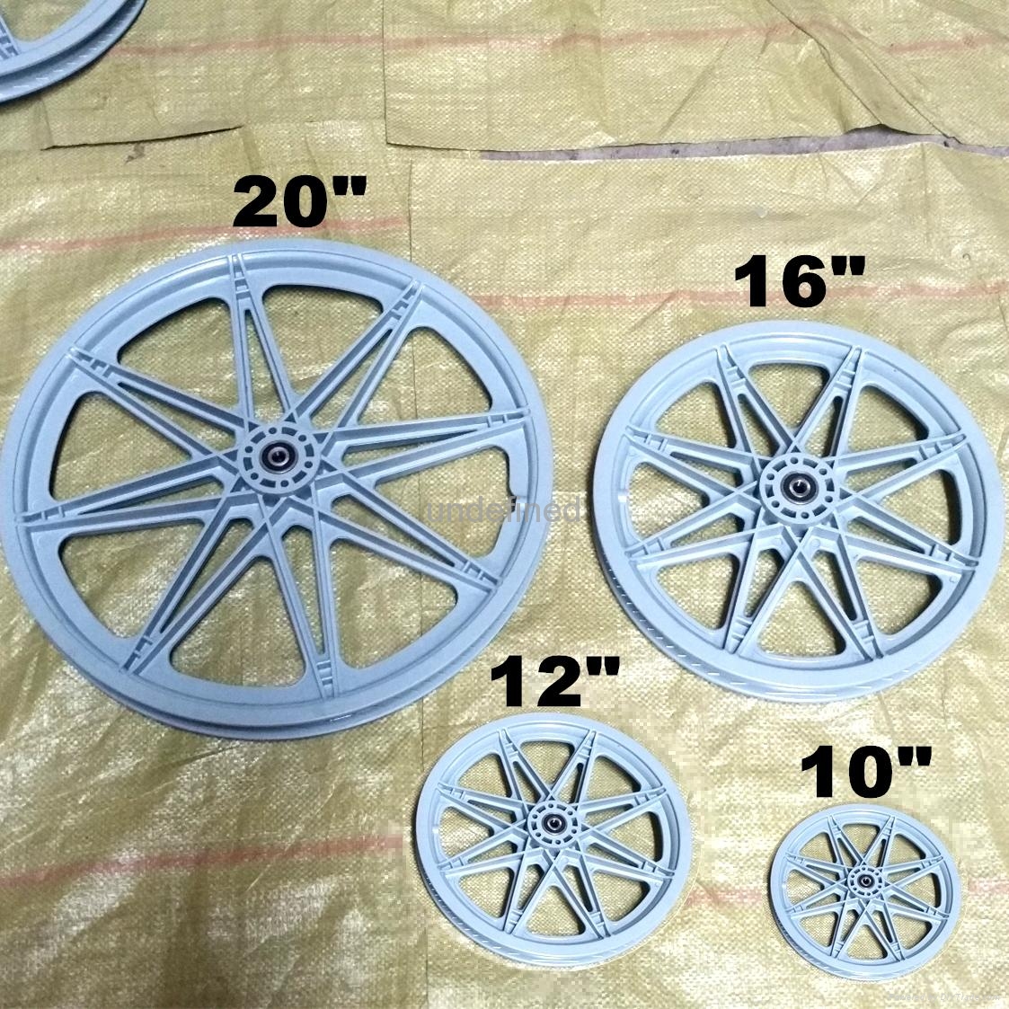 20x2.0" 20x1.75" Flat Free Cart Tire PU foam tire Polyurethane foam