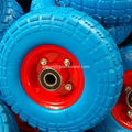 10 inch 3.50-4 solid rubber tire PU foam tire Flat free tire for Vietnam  5