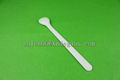 Disposable plastic coffee stirrer