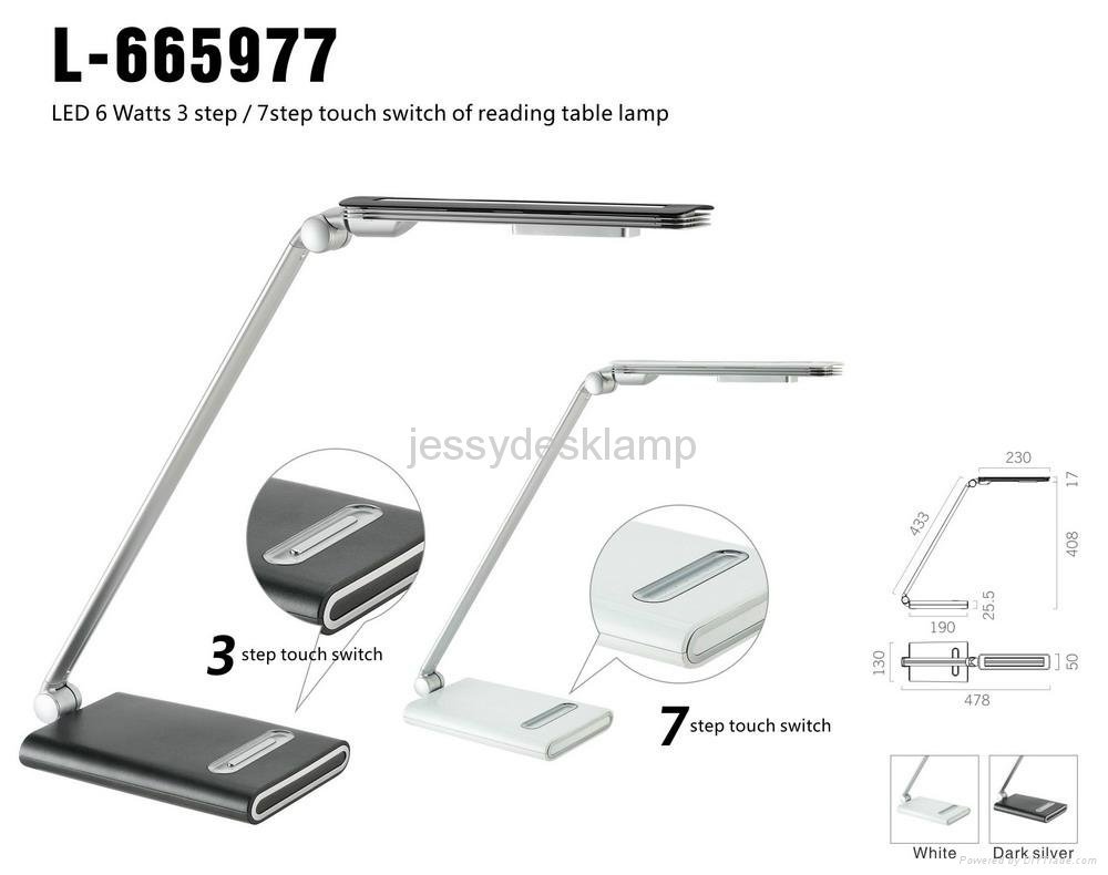 L3-665977 LED desk lamp with touch dimmer switch and good for reading 2