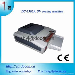 coating machine DC-330LA desktop UV coating machine,uv coater