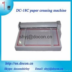 paper creaser DC-18C Electric multi-functional creasing machinepaper perforator 