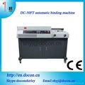 DC-50FT automatic book binding machine  A3 size perfect binder,glue binding mach 1