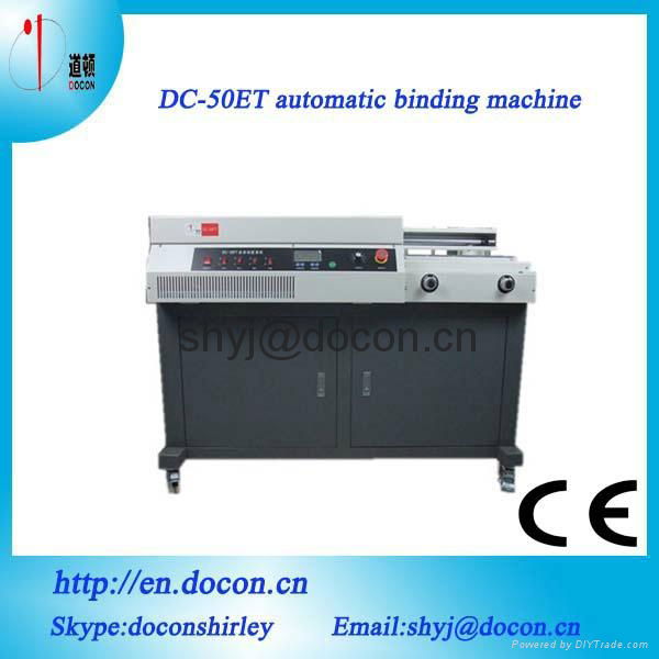 DC-50ET A4 size automatic perfect  binding machine, perfect binder,binding  