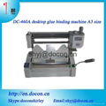 hot  glue binder DC-460A desktop glue book binding machine  A3 size book binder 1