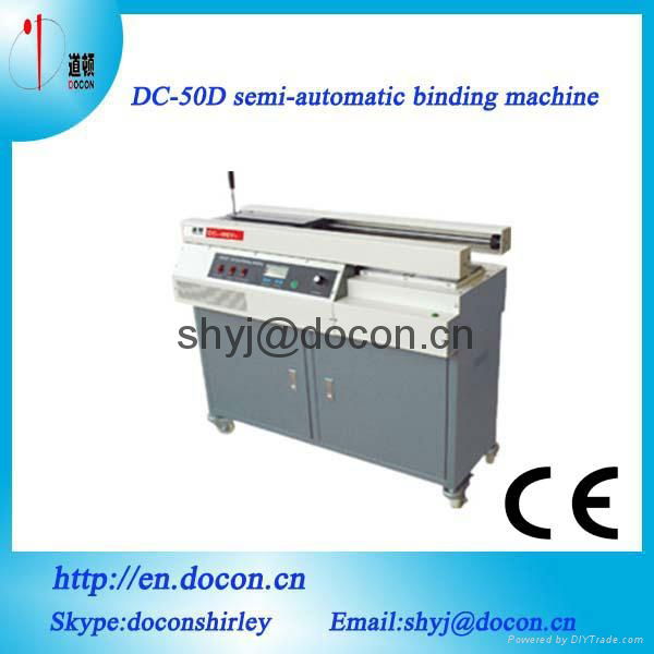 DC-50ET A4 size automatic perfect  binding machine, perfect binder,binding   2