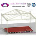 Outdoor Events Aluminum Stage Truss with Roof System 1
