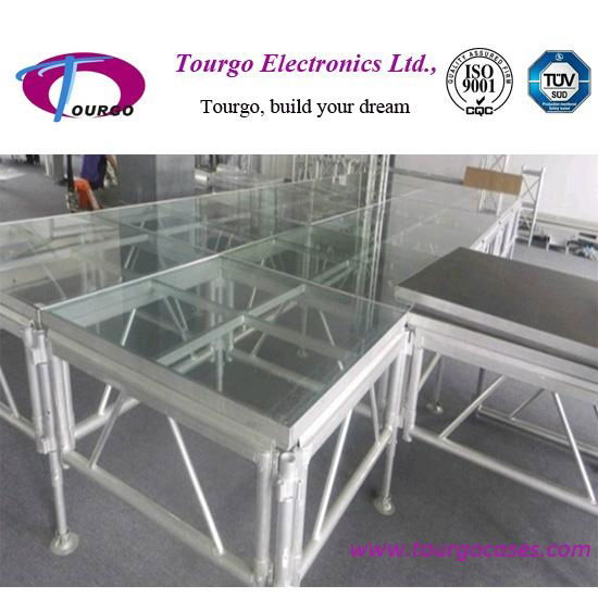 Aluminum Transparent Glass Stage 5