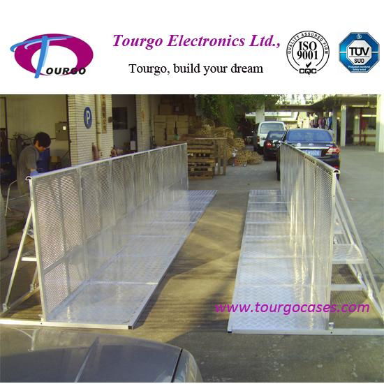 Aluminum Stage Folding Crowd Barrier 2