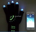 bluetooth gloves with flahlight 1