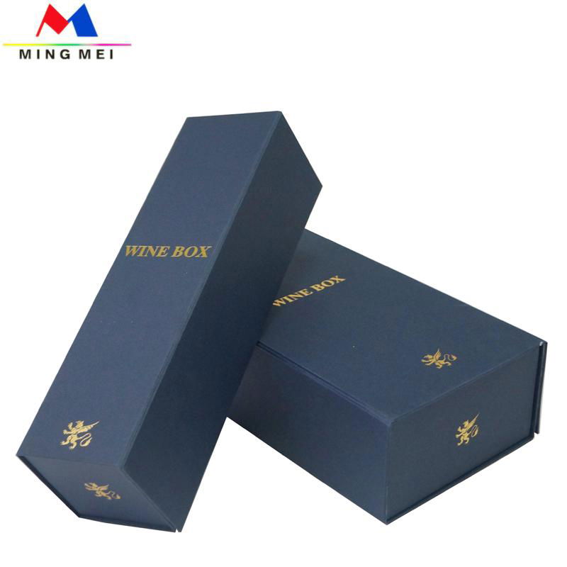 customized foldable paper box for wine gift package  2