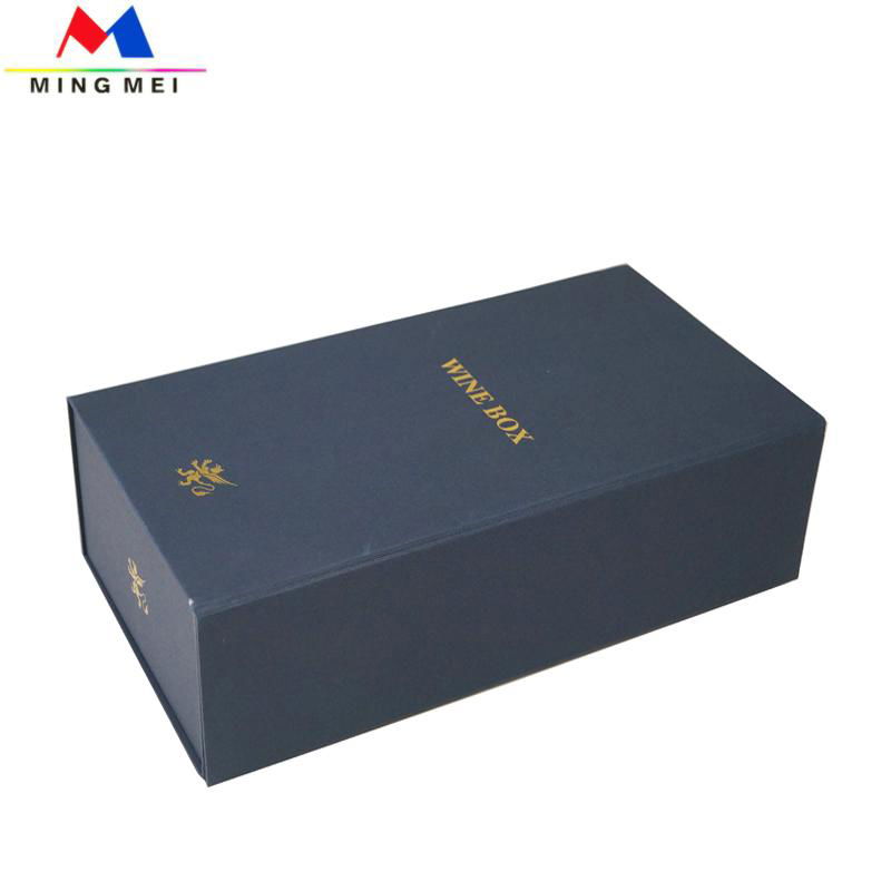 customized foldable paper box for wine gift package  3