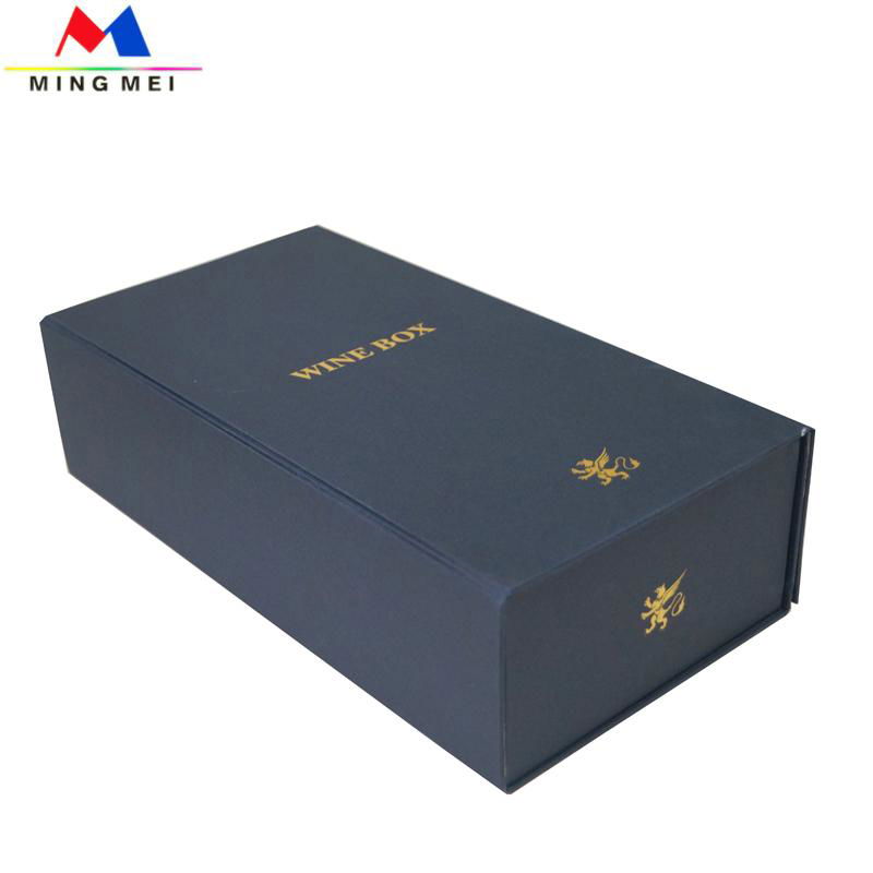 customized foldable paper box for wine gift package  5