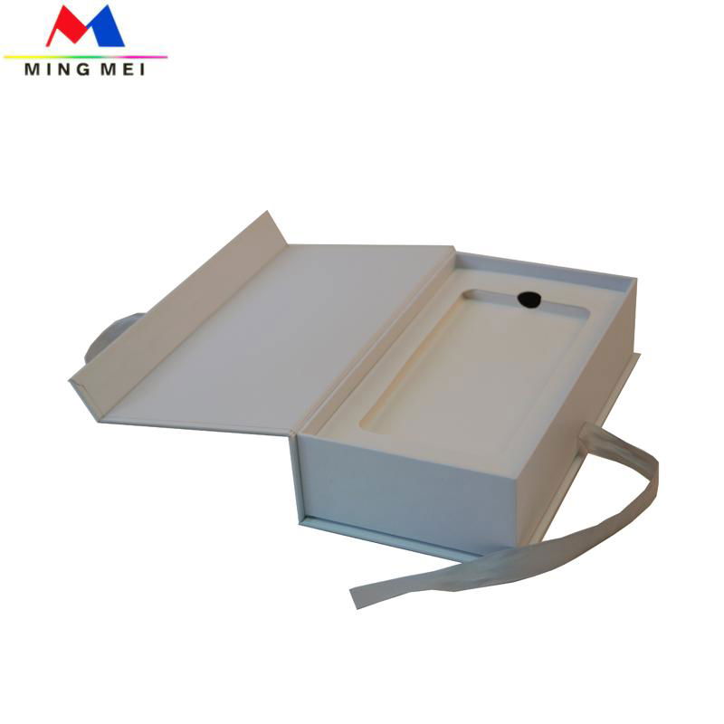 White Paper Carboard Gift Package Box with paper tray 2