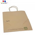 Promotional Kraft Carrier Paper Gift Bag Customized 