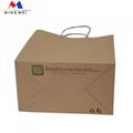 Promotional Kraft Carrier Paper Gift Bag Customized  2