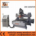 Round ATC CNC Wood Router AW-1325ATCR