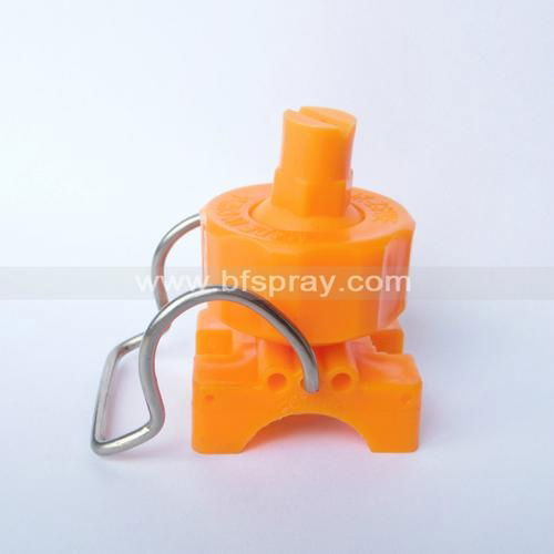 Plastic spray nozzle hydrographic rinse machine parts