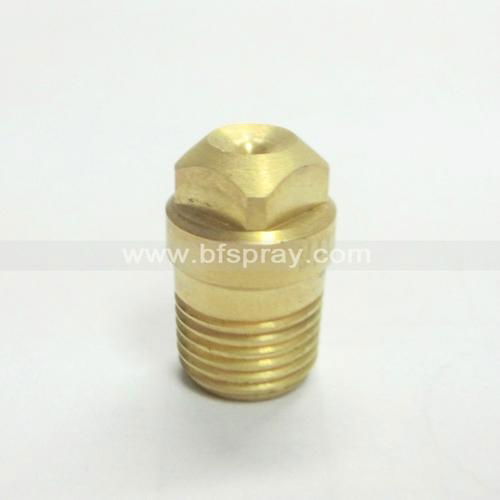 Full cone wide angle brass spray nozzle