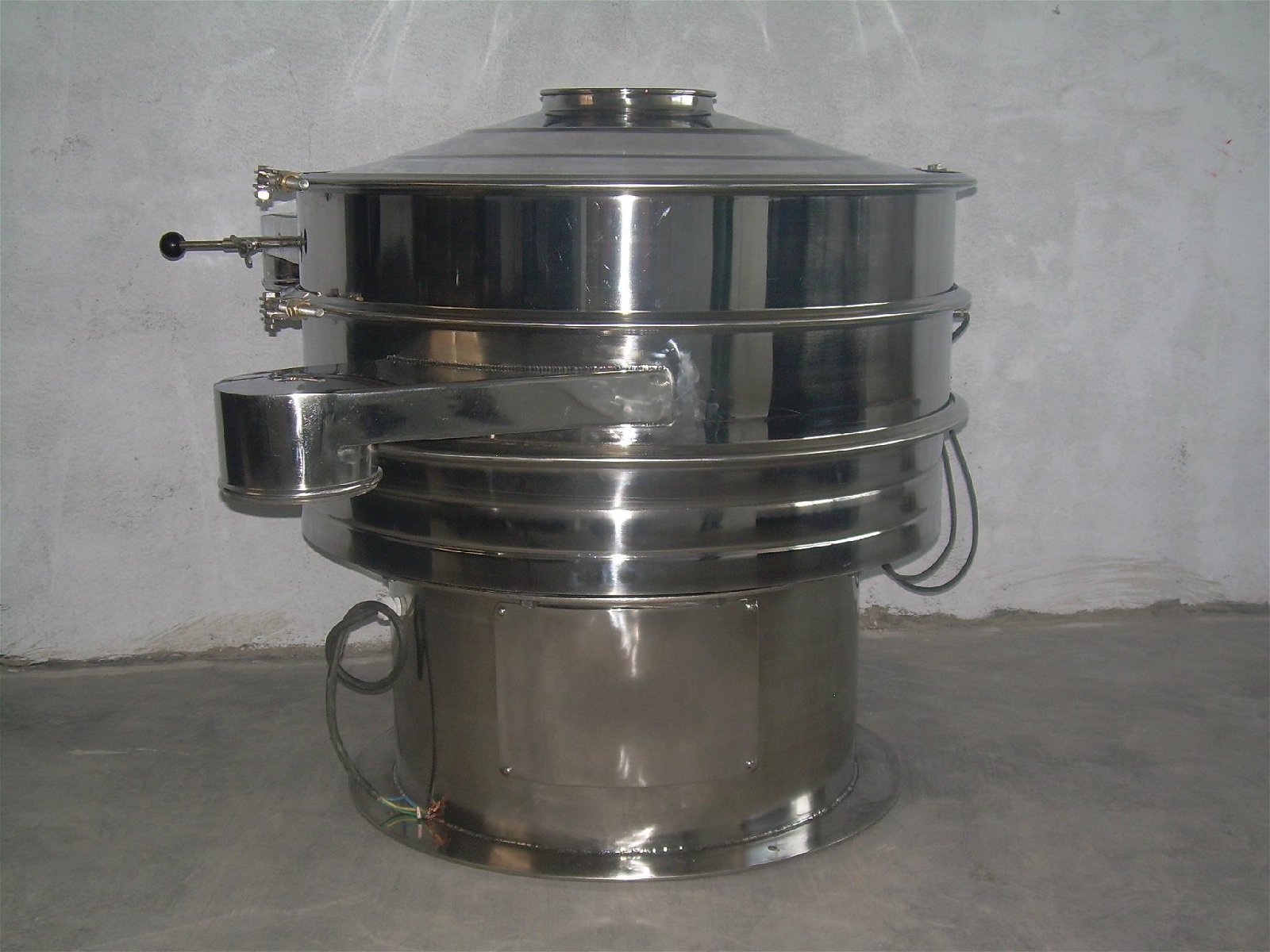 rotary vibration sieve machine for sugar and salt separator 3