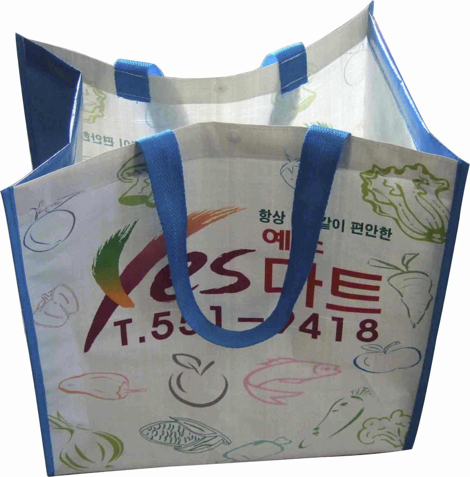 PP woven fabric carrier bag  shopping bags 3