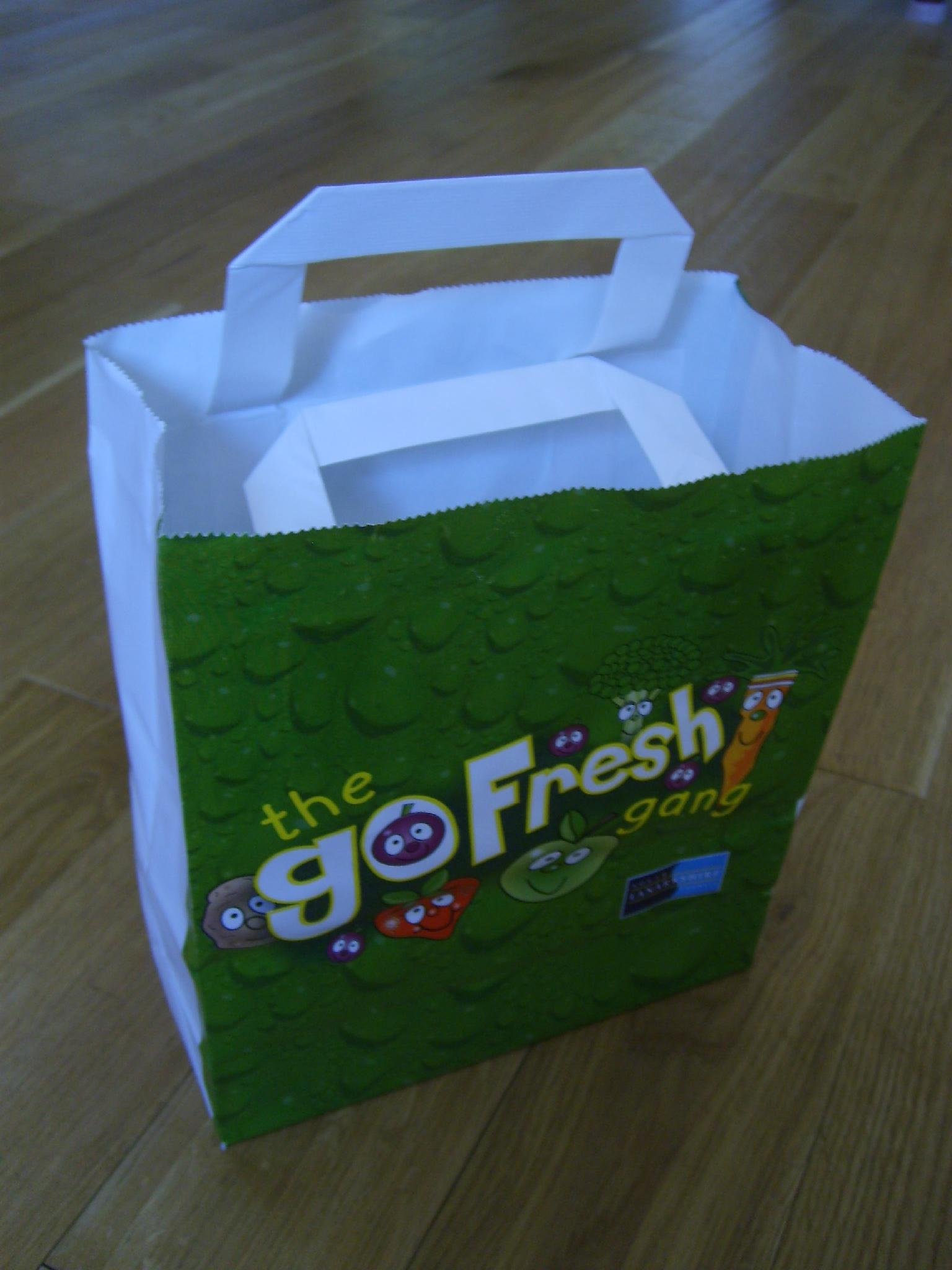 kraft paper carrier bag with twisted paper handles fast food bag 3