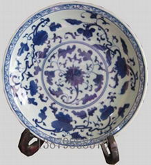 wholesale  blue and white porcelain plates