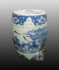 wholesale blue and white porcelain stools