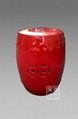 wholesale red colored glaze porcelain