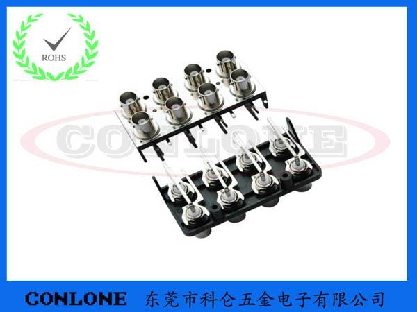 BNC雙排8路視頻光端機連接器
