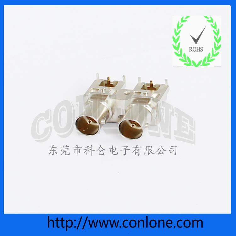 双联SDI佳耐美高清BNC视频插座 2