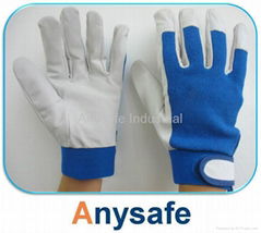 Pigskin leather gloves