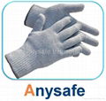 Cut resistant gloves - 10G nylon glass fiber HPPE/steel liner