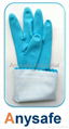 PVC flocklined glove 1