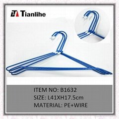 metal padded coat hangers