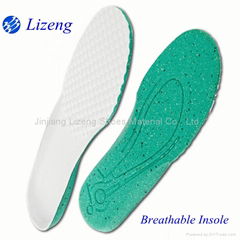 Breathable shoes insoles