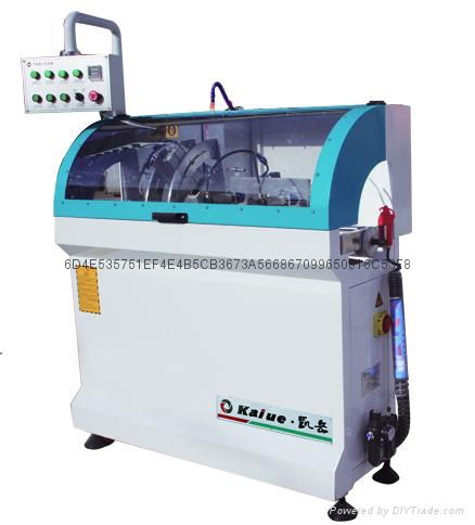 Aluminum doors and Windows Angle code automatically cutting saw machine 2