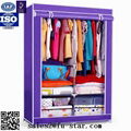 Home furniture portable Temporary assemble portable non woven wardrobe furniture 1