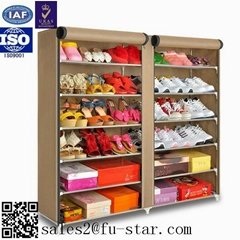 Modern designs metal shoe rack shoe storage cabinet solid wood shoe cabinet