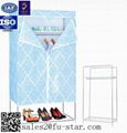 Portable Bedroom storage wardrobe non woven folding fabric wardrobe cabinet  1