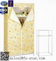 Portable Bedroom storage wardrobe non woven folding fabric wardrobe cabinet  2