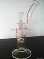 glass bubbler water pipe smoking bong hookah 3