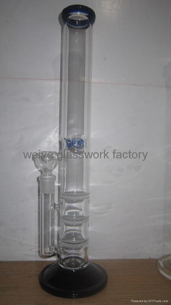 albert glass bong mesh panels filter water pipe WYB035 weiye