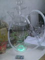 glass hookah with led lights shisha WYH-002