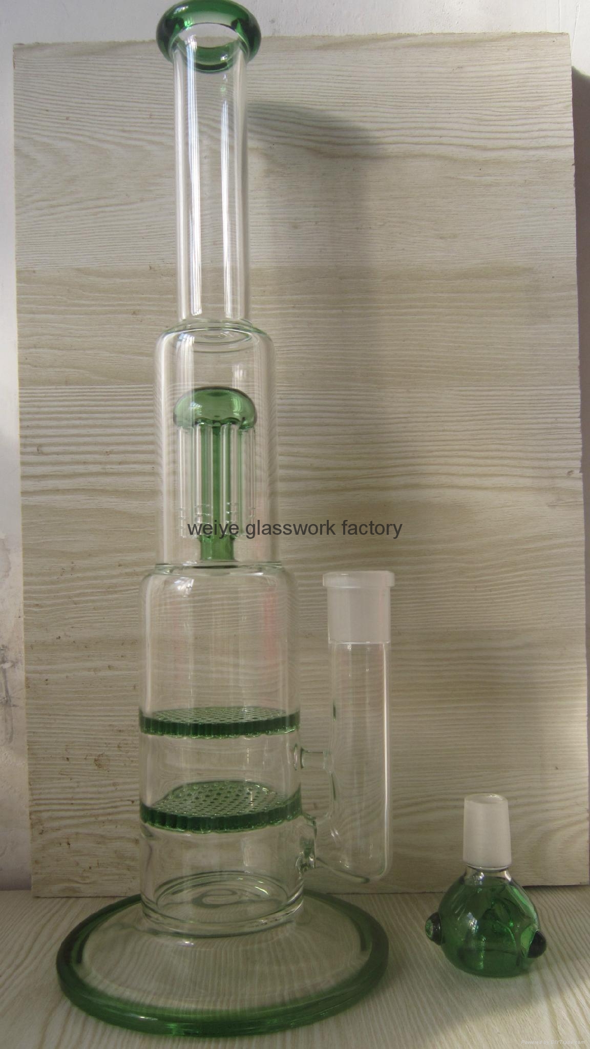 glass bong water pipe smoking pipe WYB043 (China Manufacturer