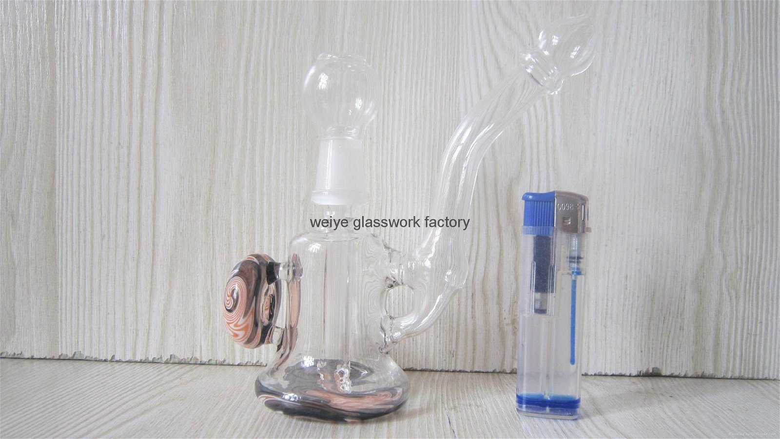 mini exquisite glass bong water pipe smoking pipe 2