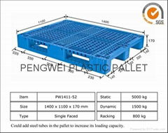 large plastic pallet