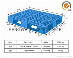 Heavy Duty Plastic Pallet